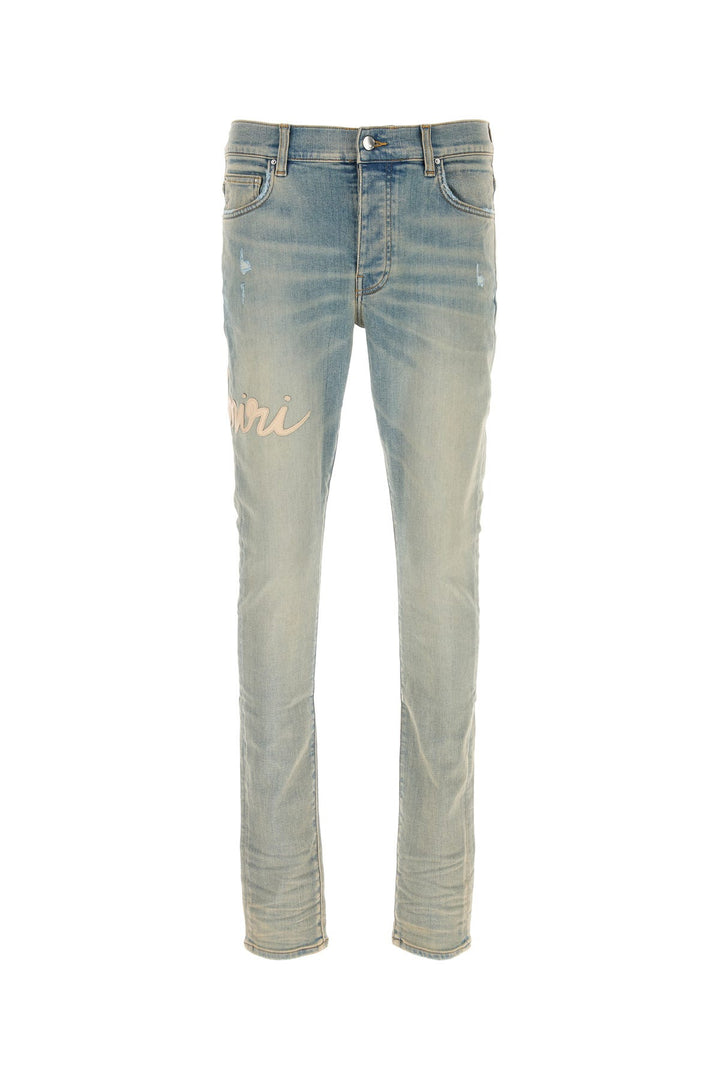 Stretch denim Amiri Script jeans