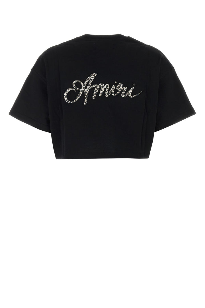 Black cotton t-shirt
