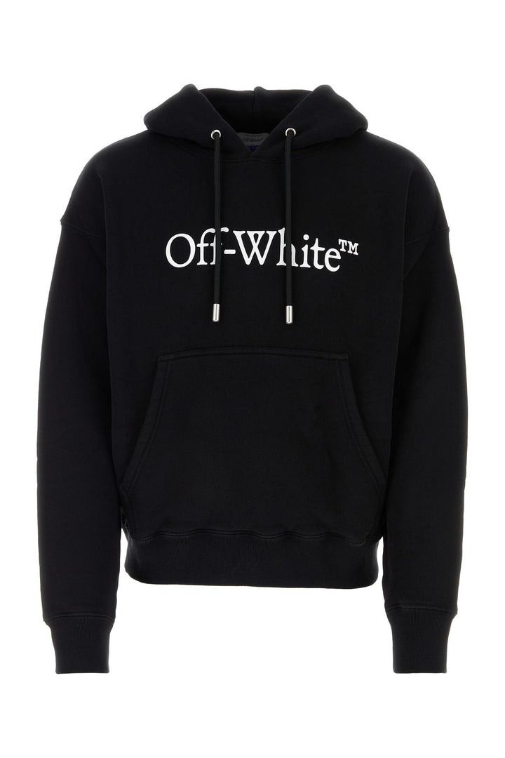 Black cotton sweatshirt