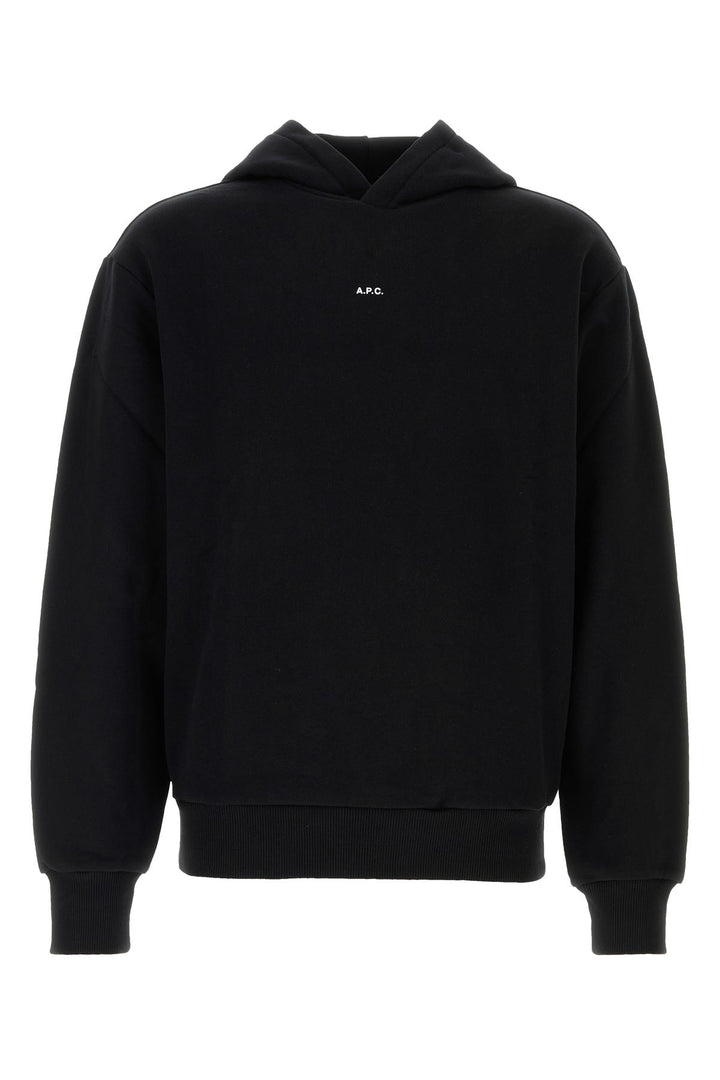 Black cotton sweatshirt