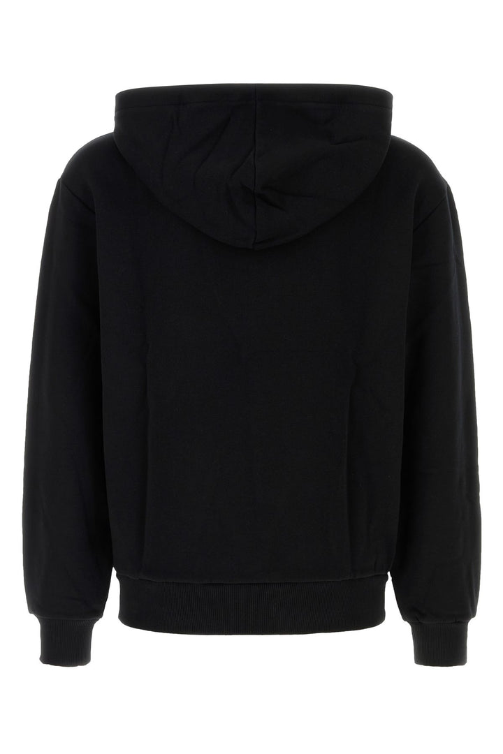 Black cotton sweatshirt