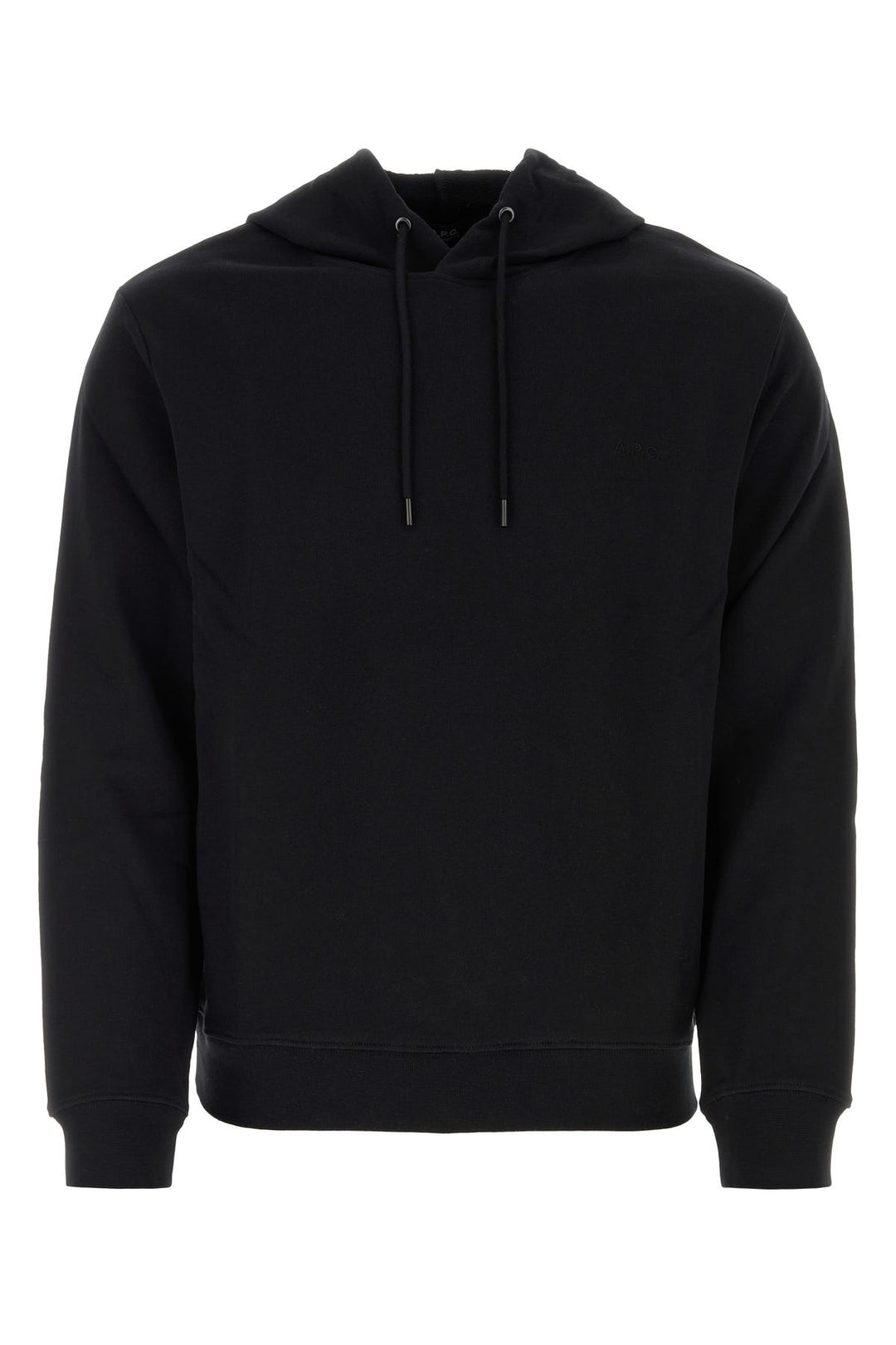 Black cotton sweatshirt