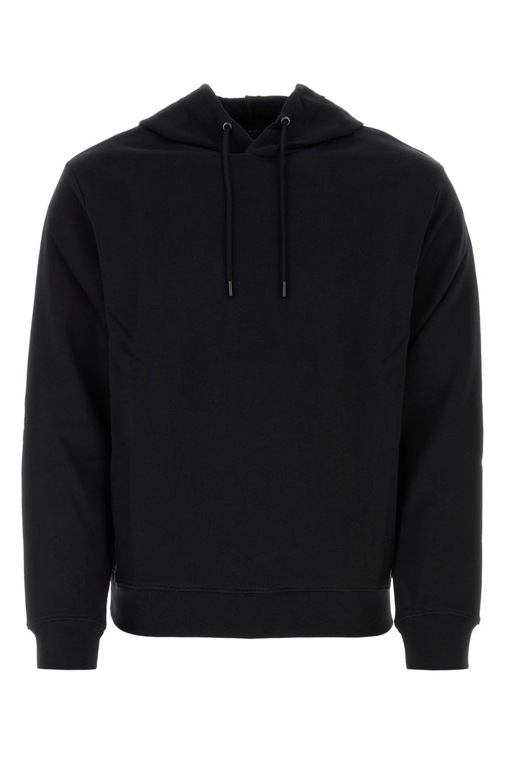 Black cotton sweatshirt