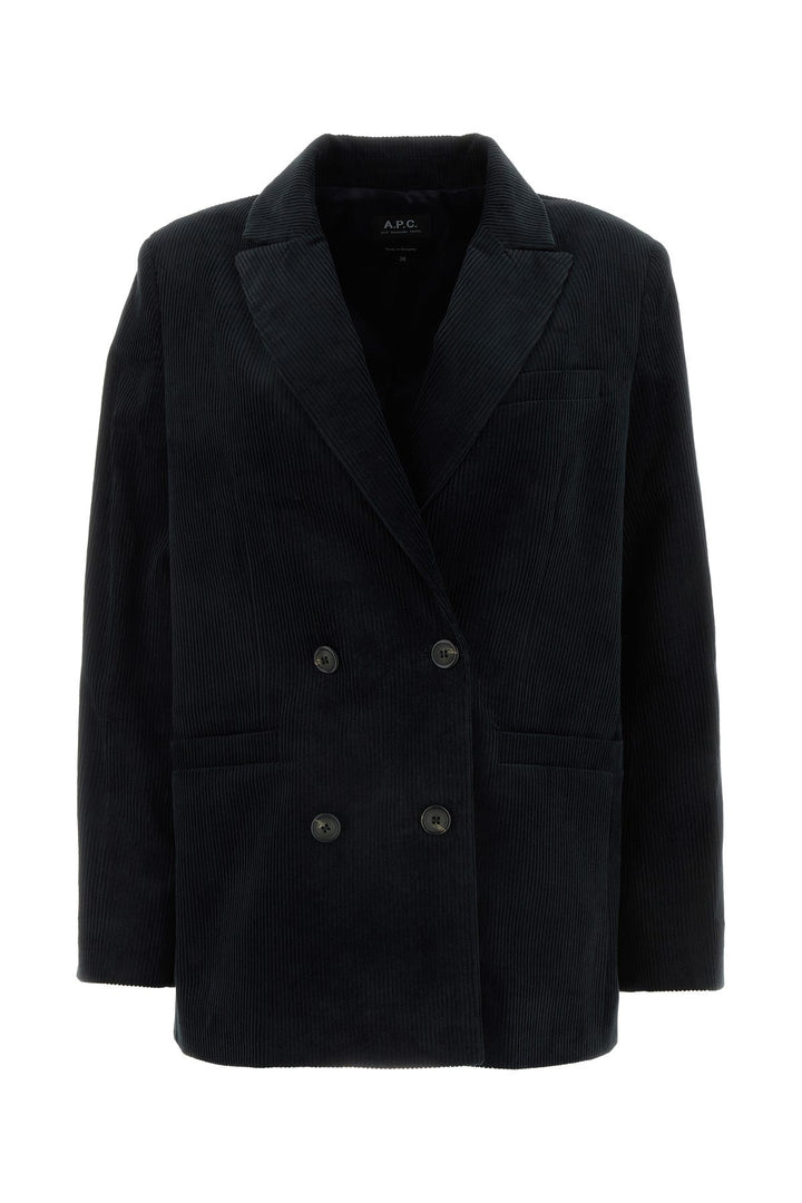 Black corduroy Lucy blazer