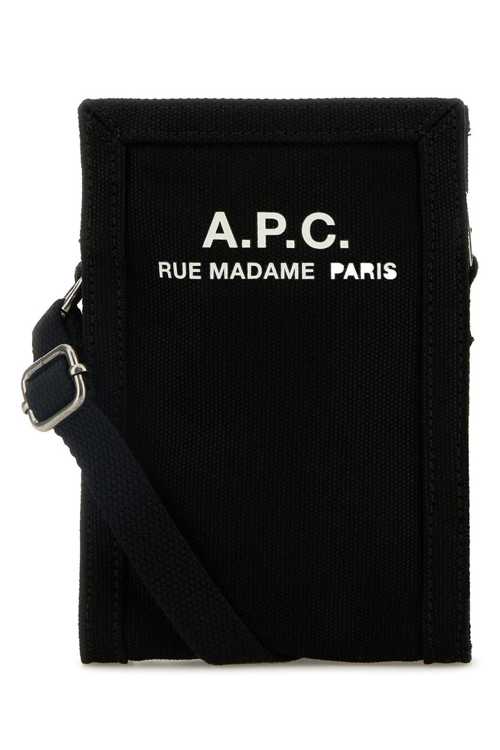 Black canvas Recuperation crossbody bag