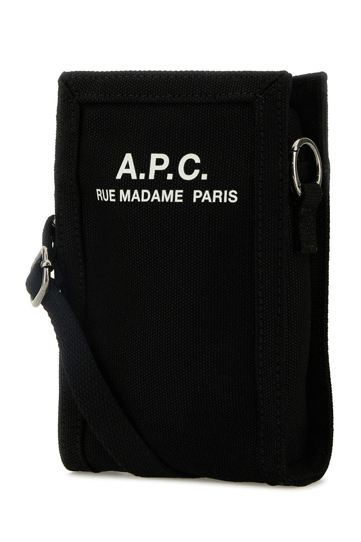 Black canvas Recuperation crossbody bag