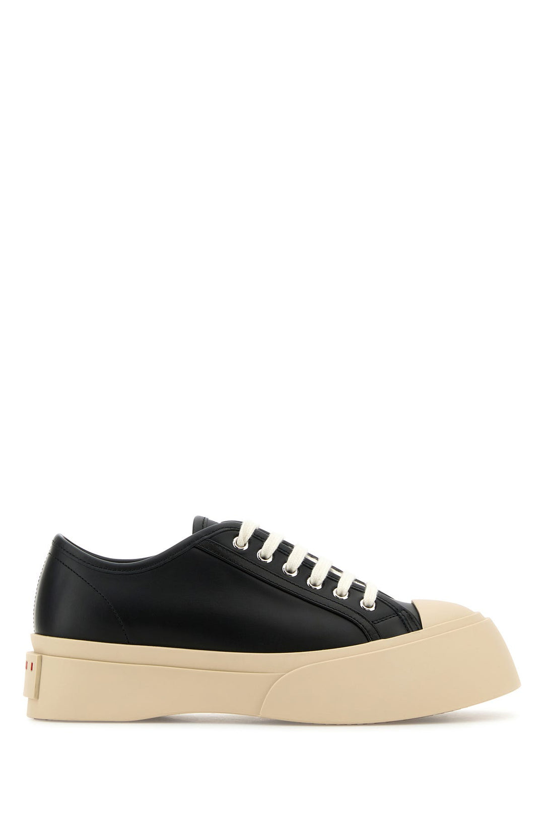 Black leather Pablo sneakers