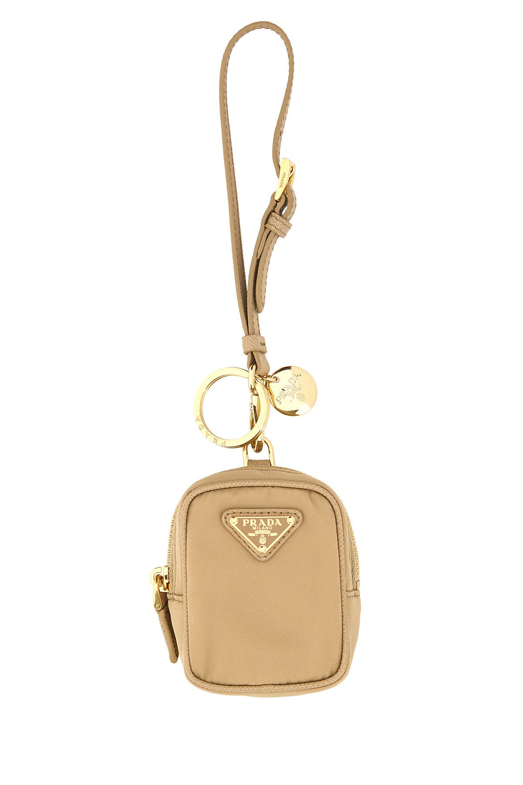 Beige Re-Nylon Re-Edition 1978 key ring