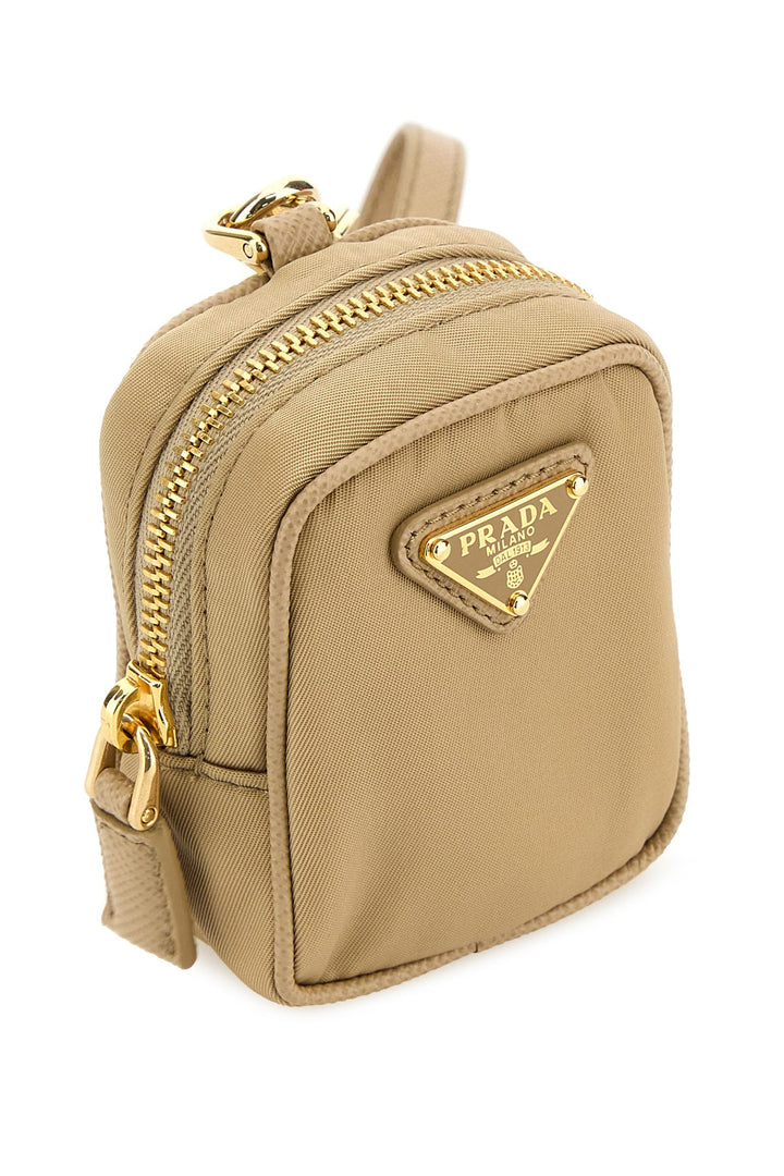 Beige Re-Nylon Re-Edition 1978 key ring