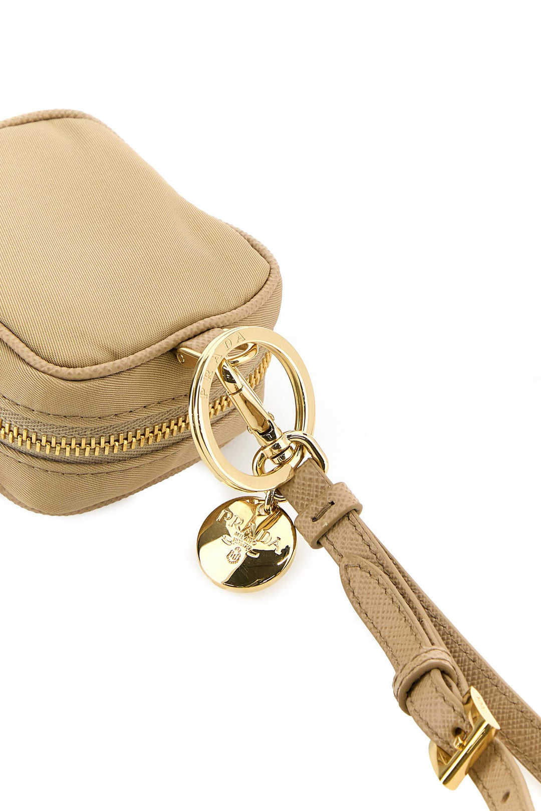 Beige Re-Nylon Re-Edition 1978 key ring