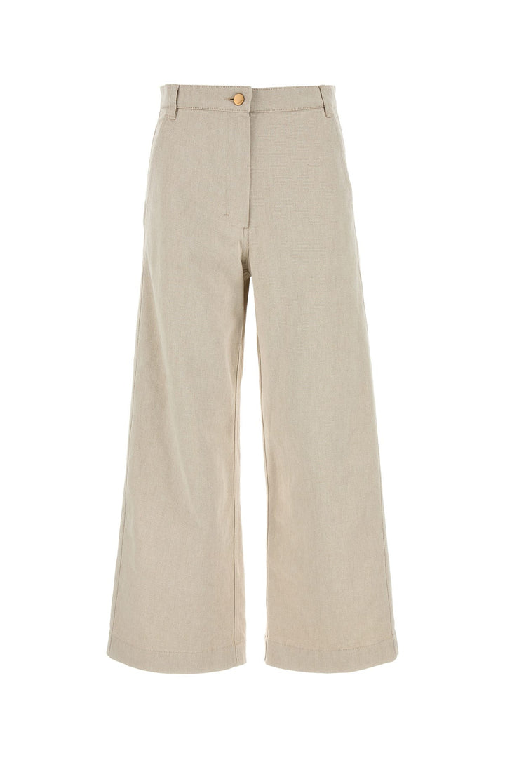 Sand cotton blend Sorriso pant