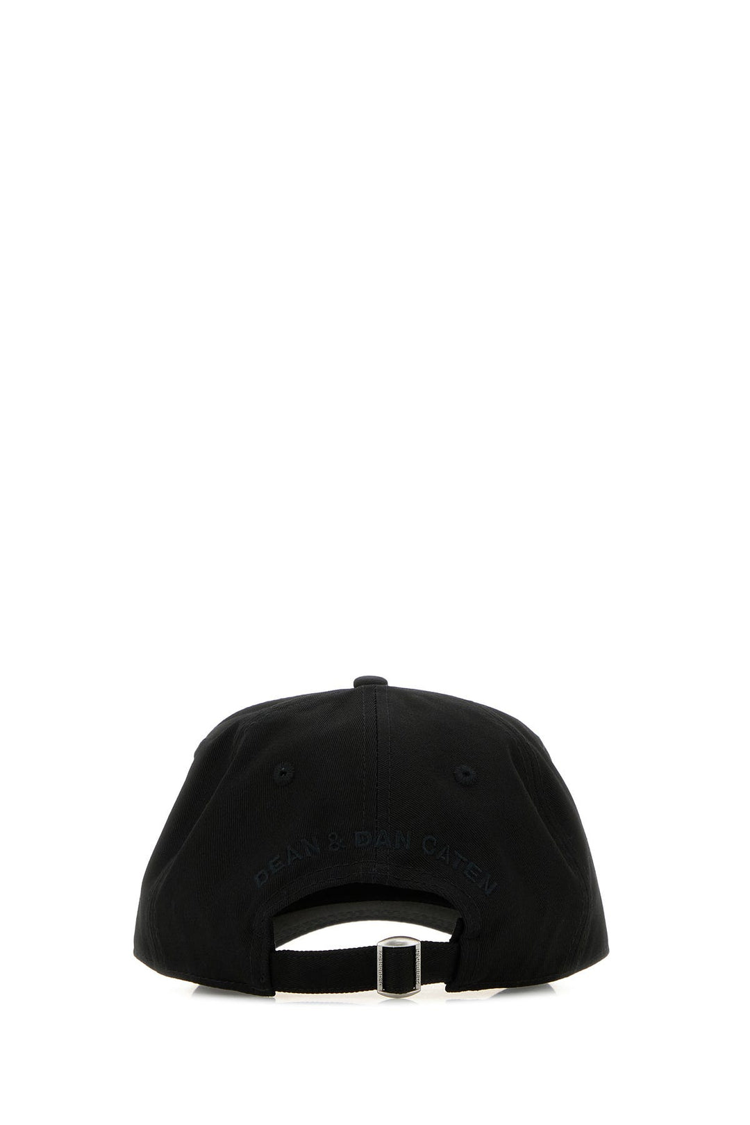 Black cotton baseball cap