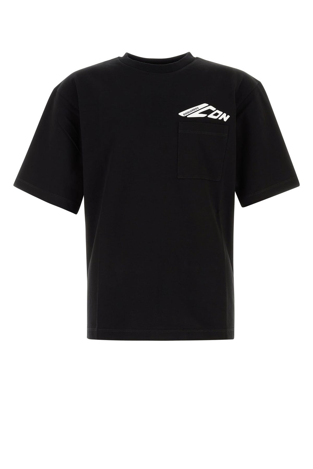 Black cotton t-shirt