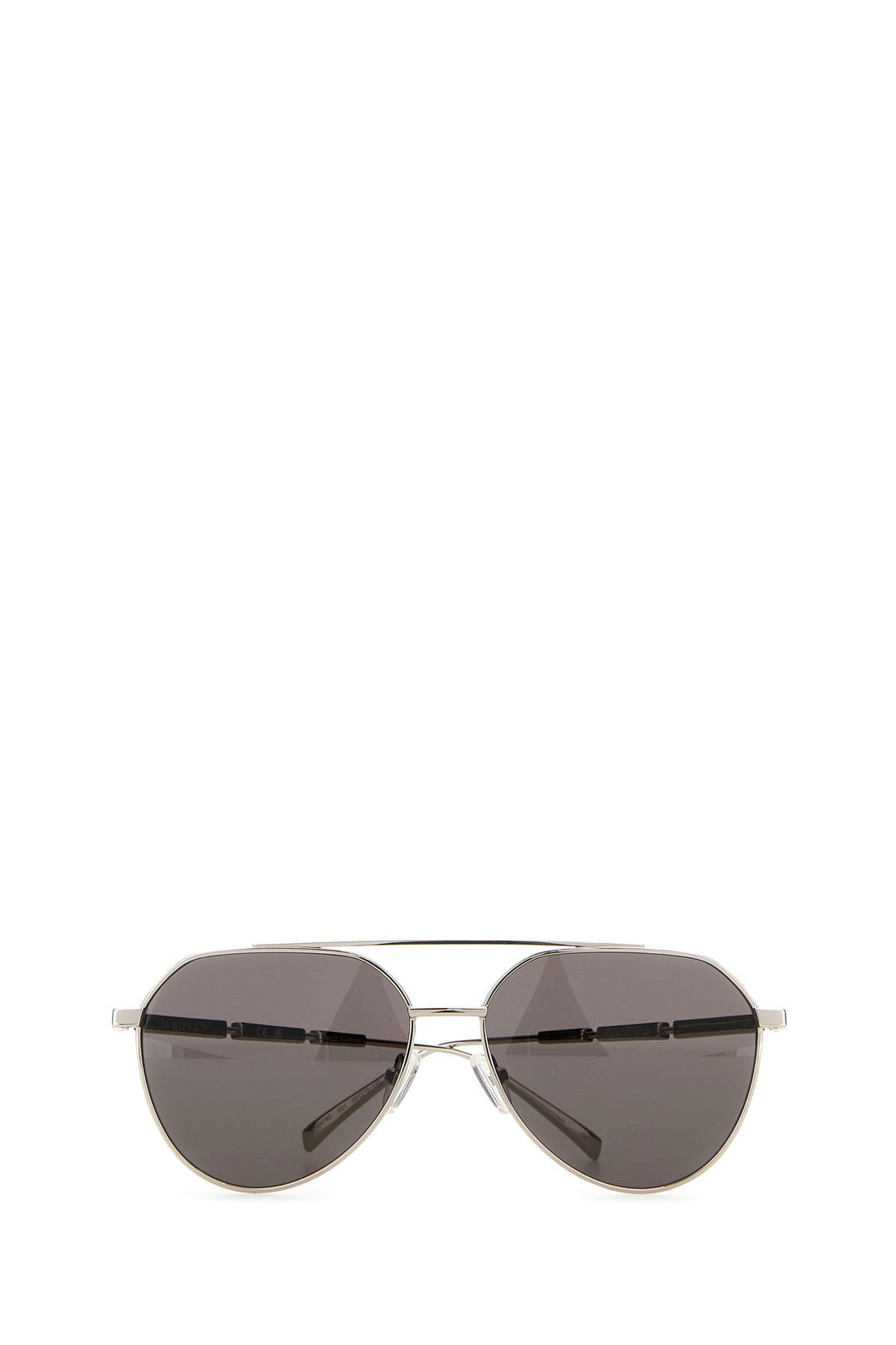 Silver metal sunglasses