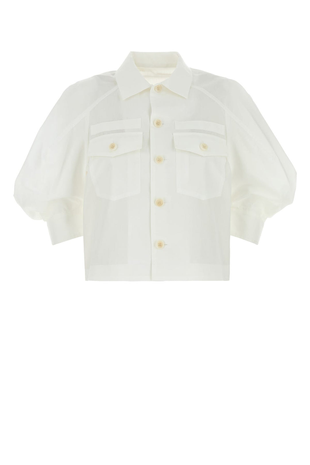White poplin shirt