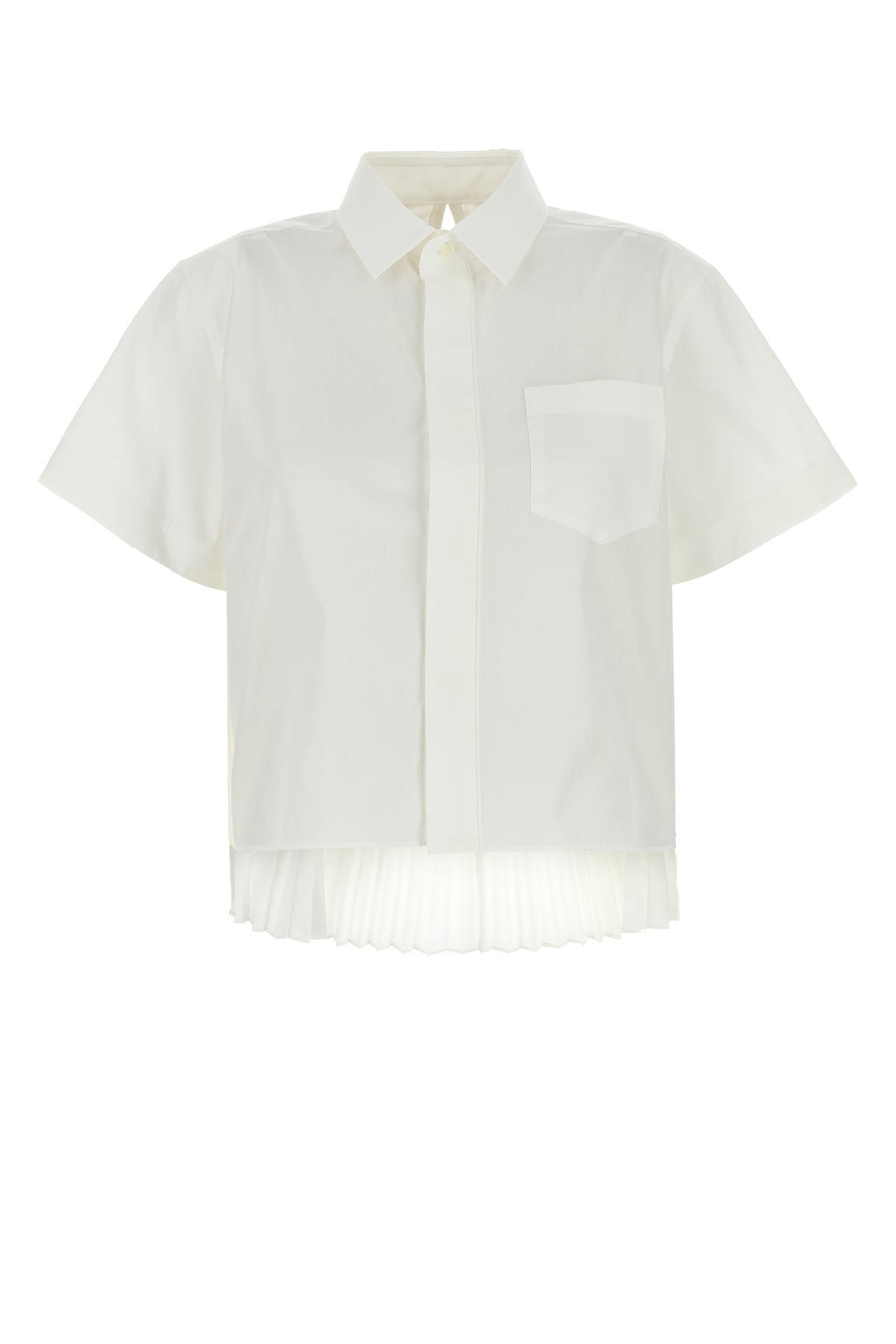 White poplin shirt