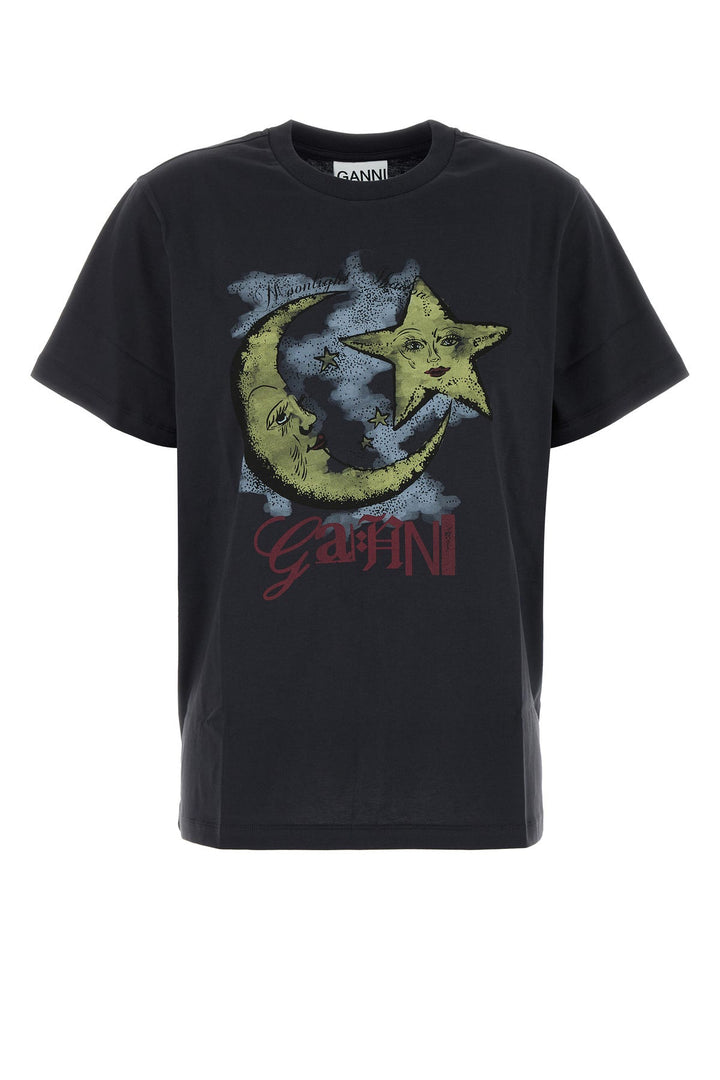 Charcoal cotton t-shirt