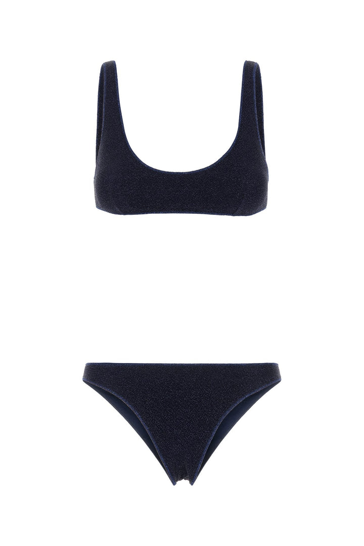 Midnight blue nylon blend bikini