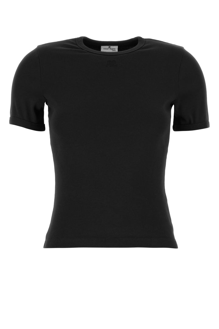 Black cotton t-shirt