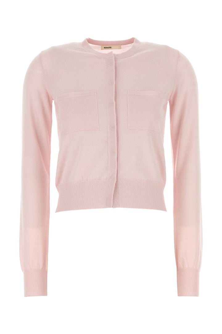 Pink cashmere Lilou cardigan