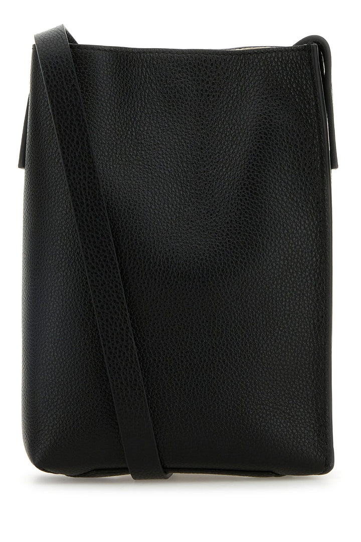 Black leather Museo Nano crossbody bag