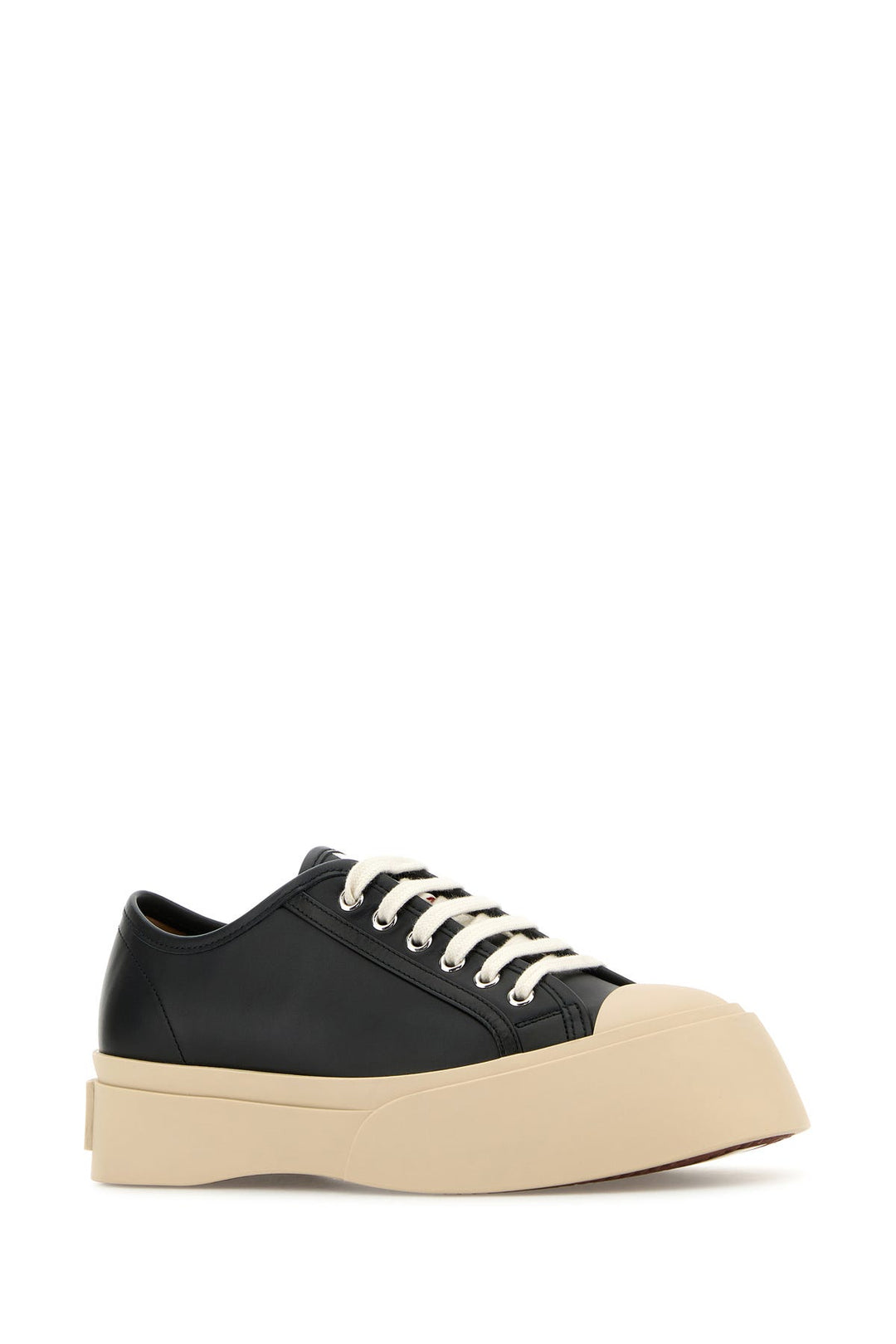 Black leather Pablo sneakers