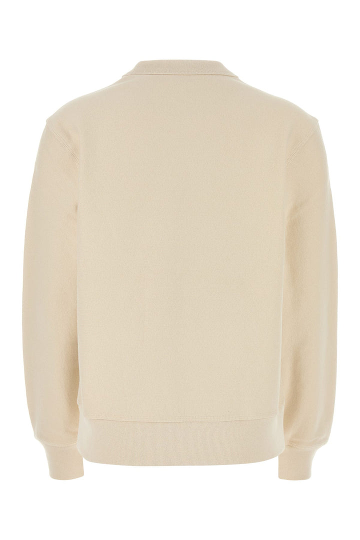 Sand cotton blend sweatshirt