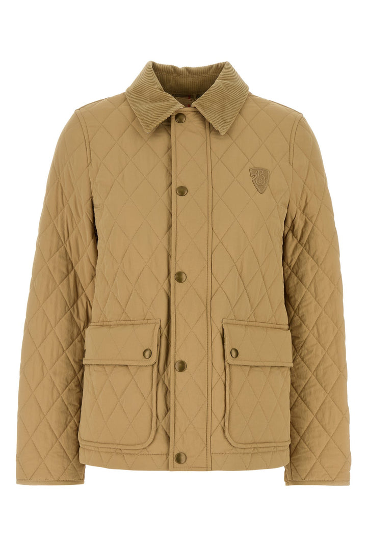 Beige nylon jacket