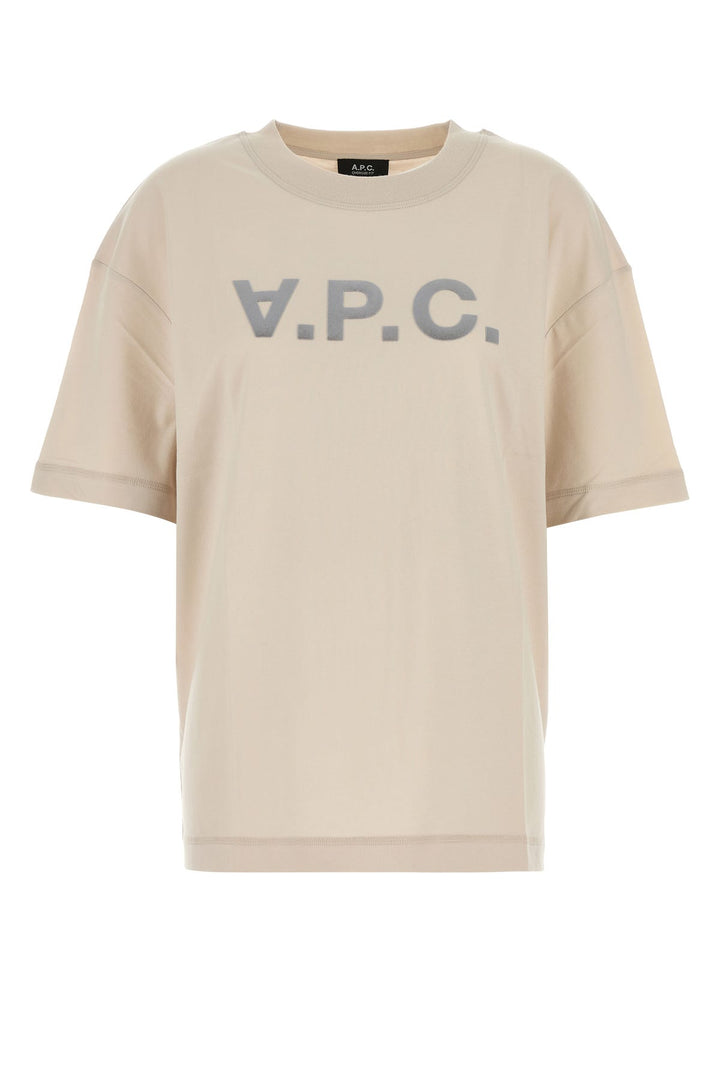 Sand cotton oversize t-shirt