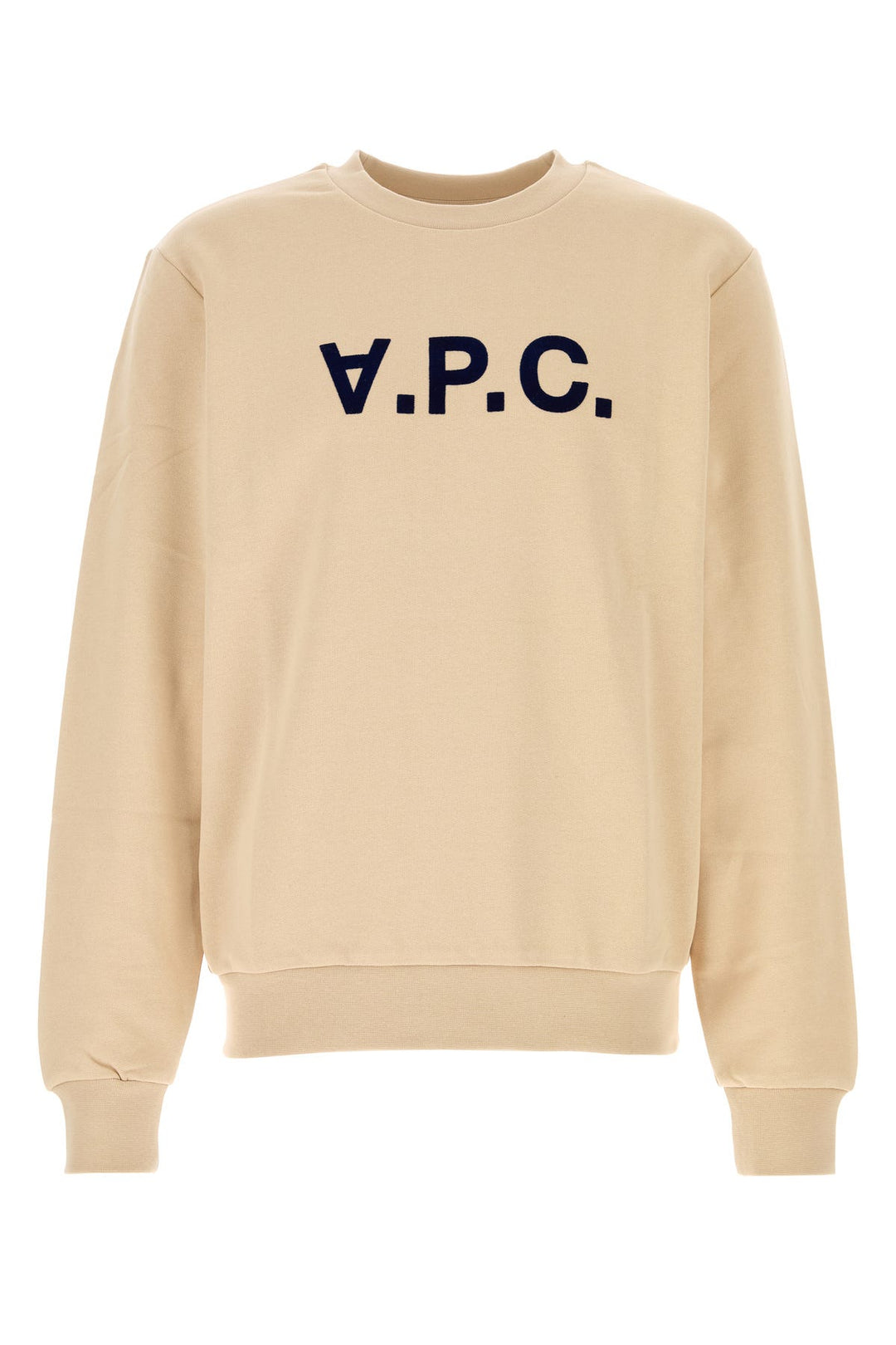 Beige cotton sweatshirt