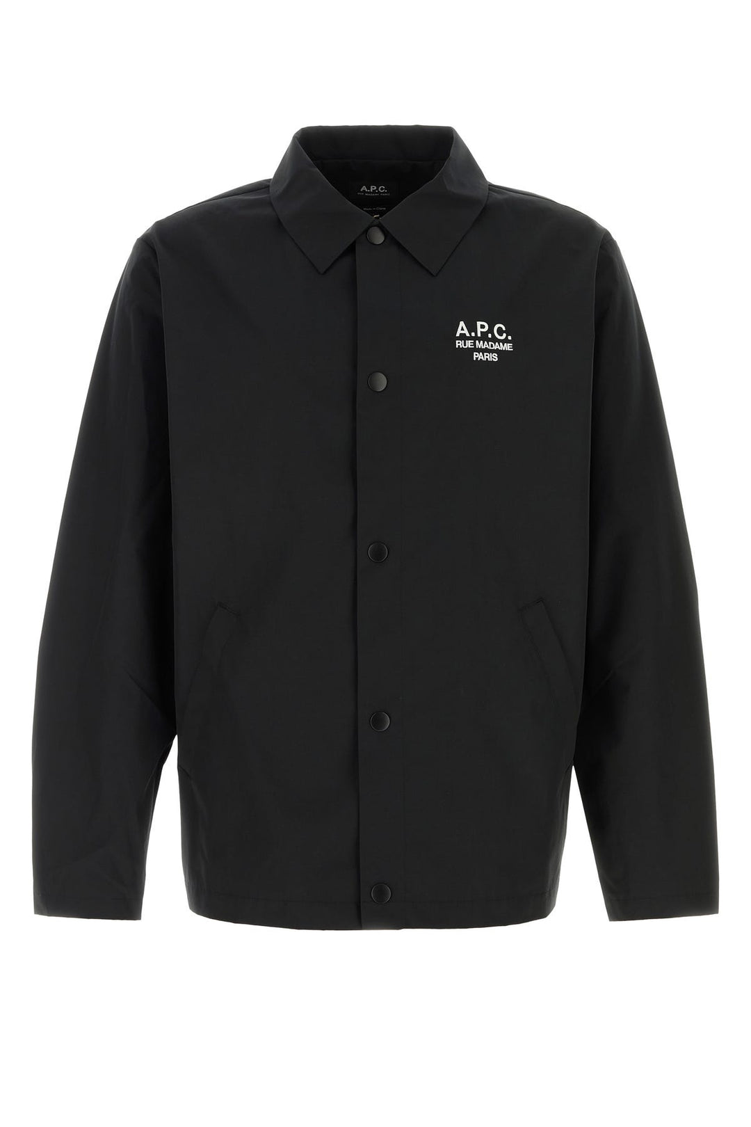 Black polyester blend Regis jacket