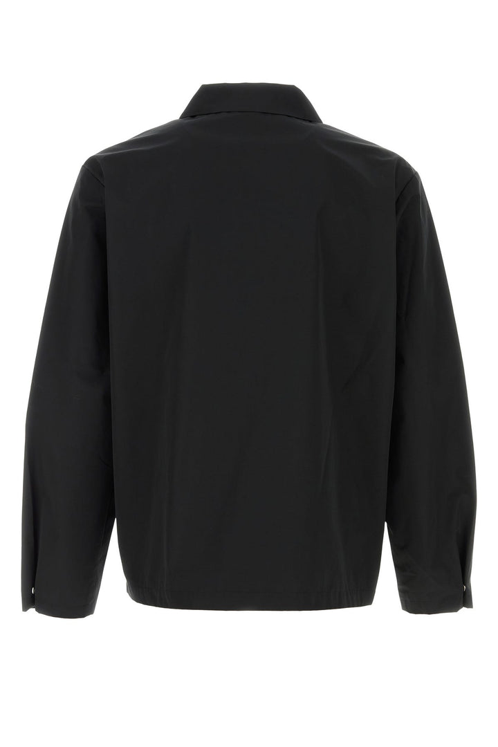 Black polyester blend Regis jacket