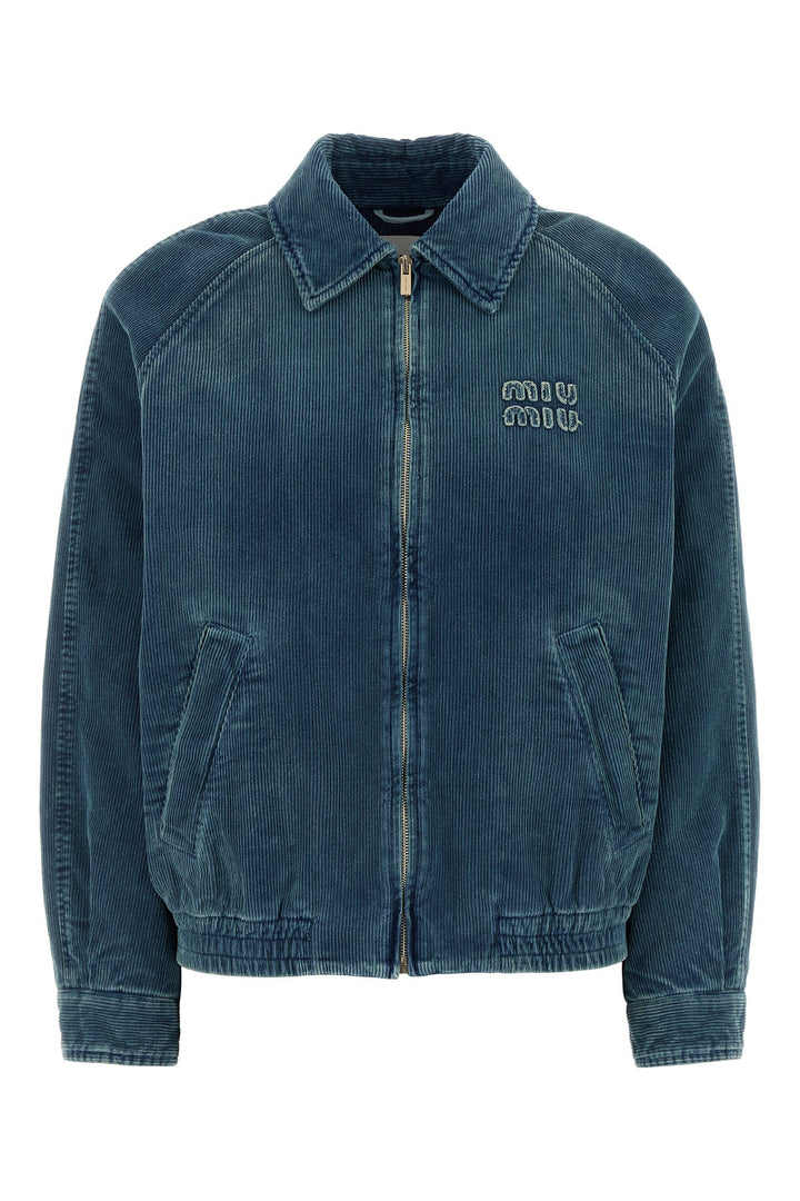 Air Force blue corduroy jacket