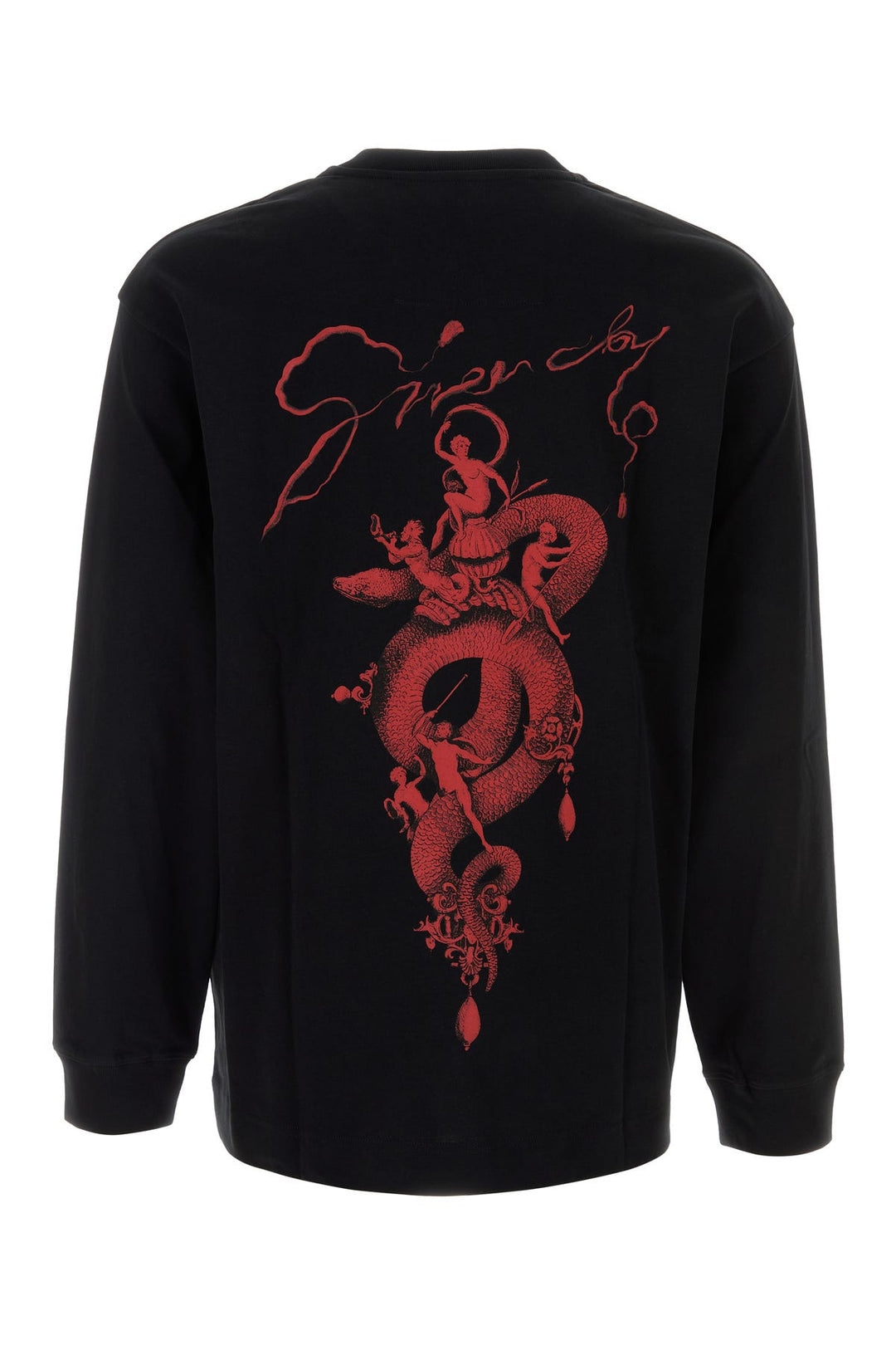 Black cotton t-shirt