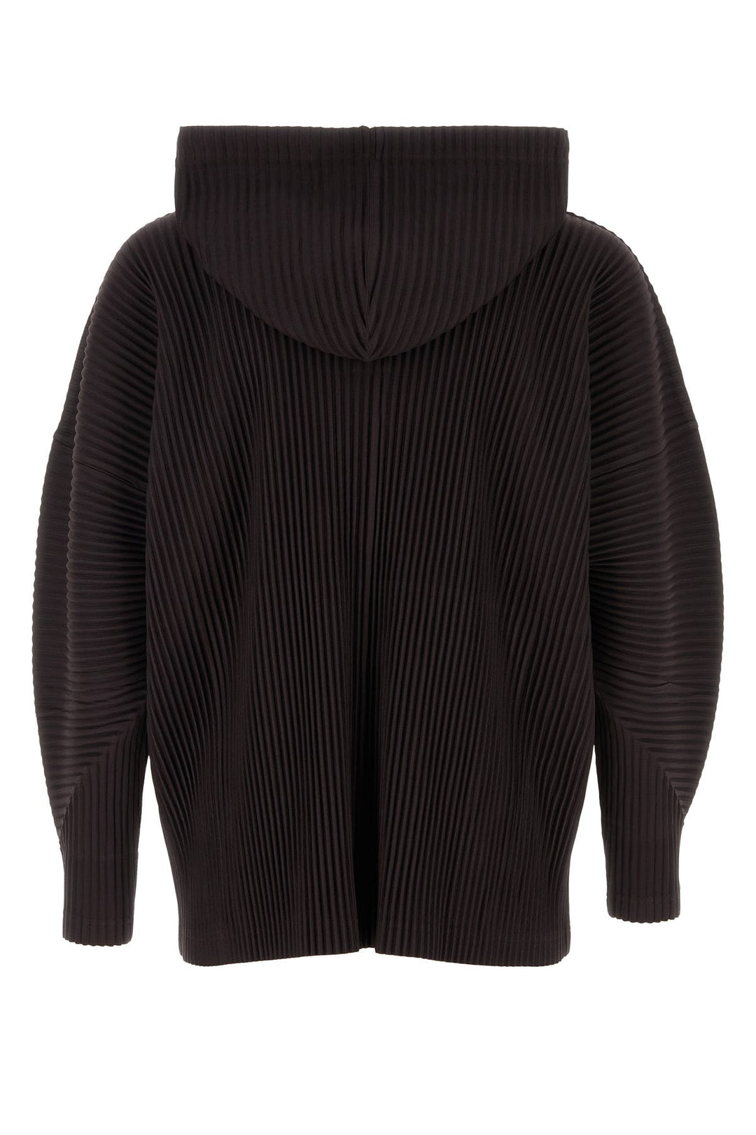 Aubergine polyester sweatshirt