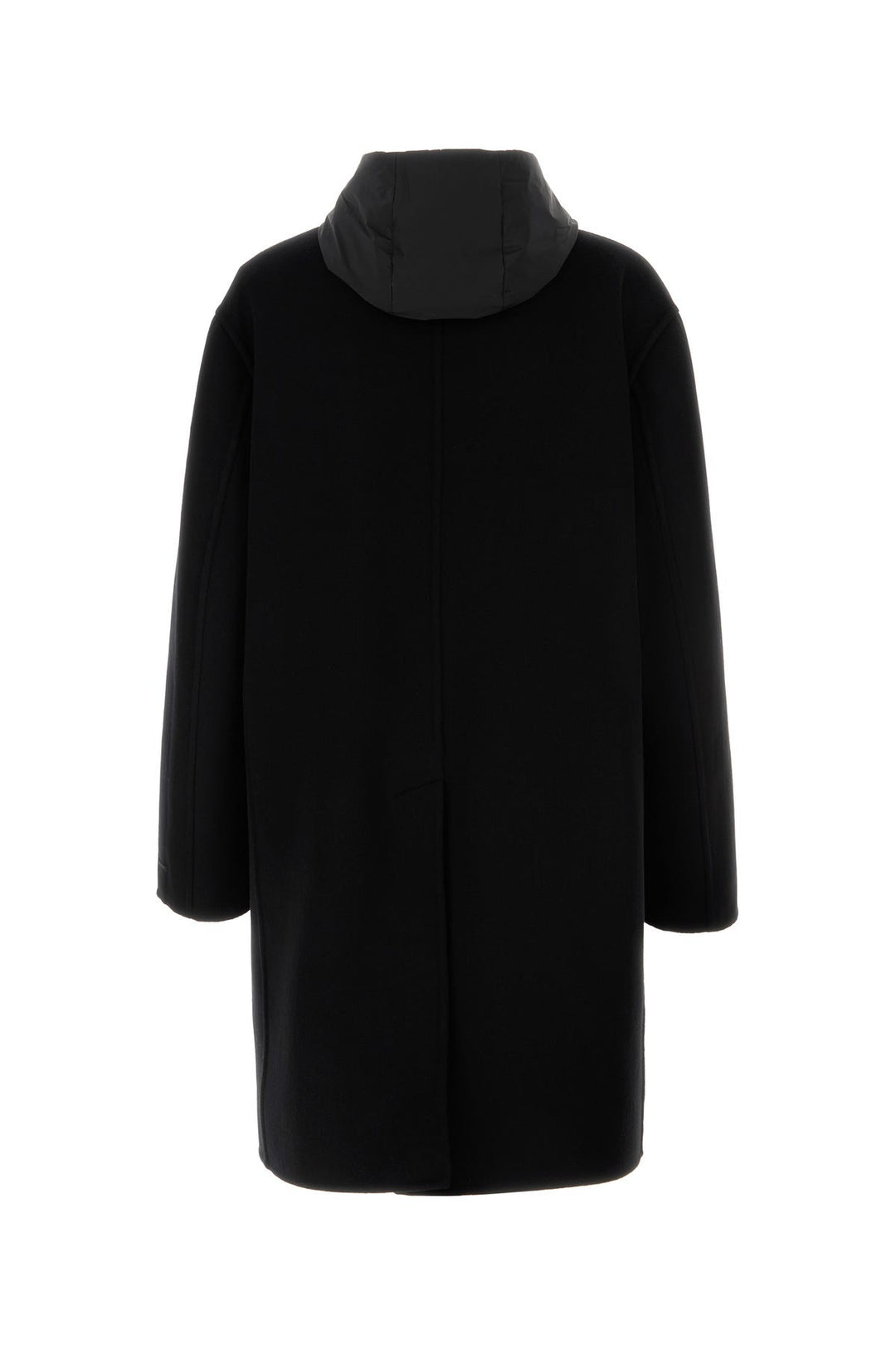 Black cashmere coat