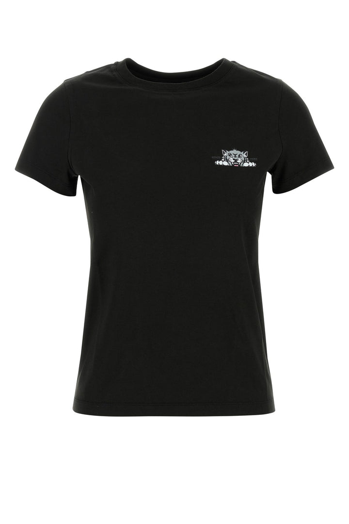 Black cotton t-shirt