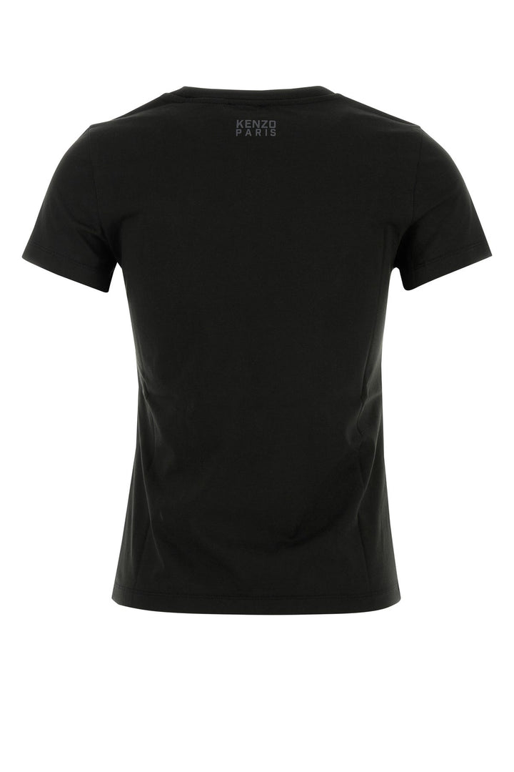 Black cotton t-shirt