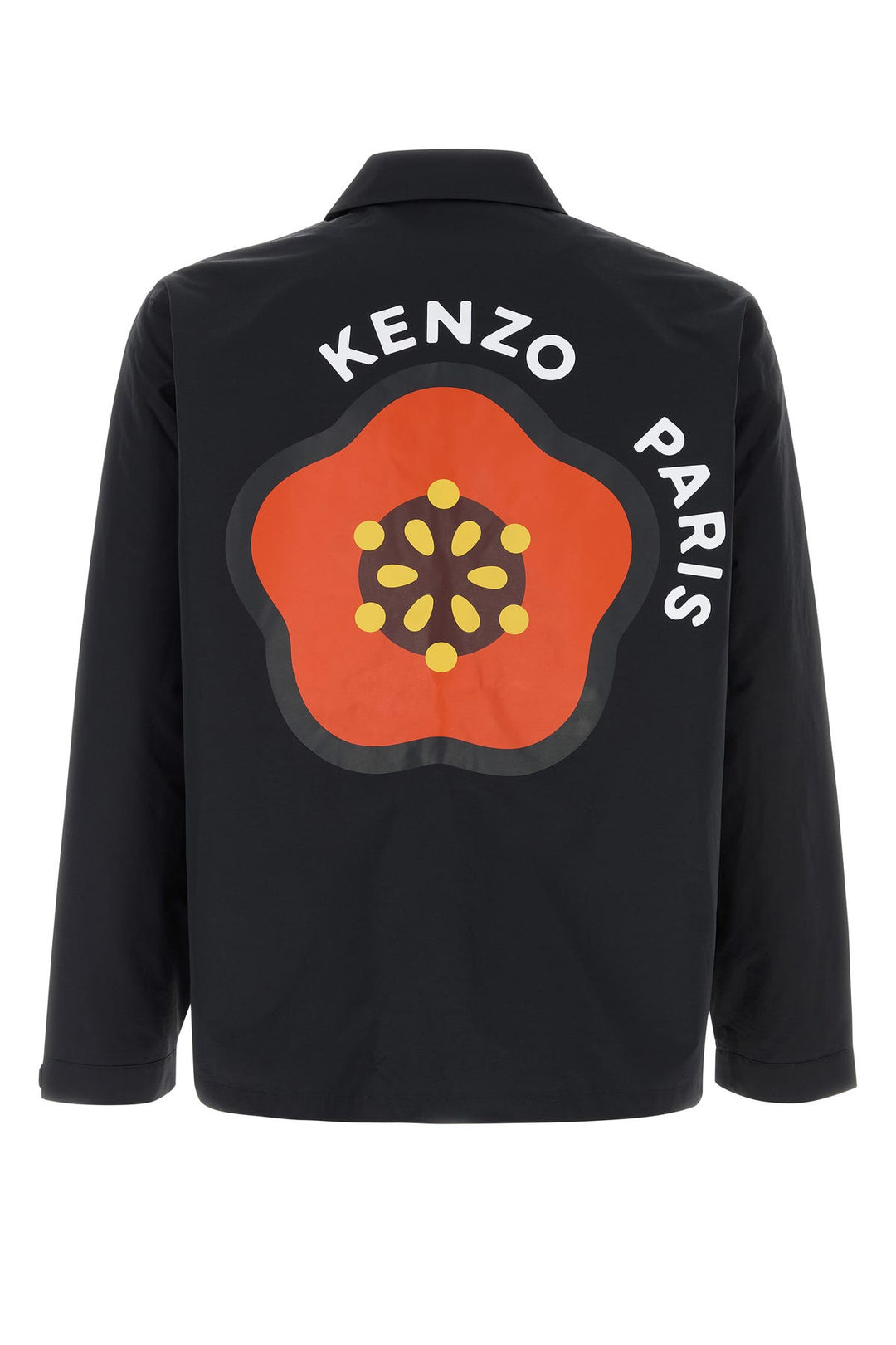 Black cotton blend jacket