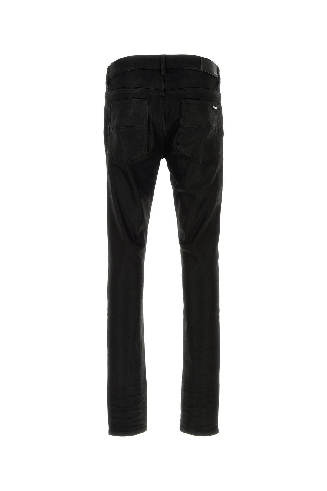 Black stretch denim jeans