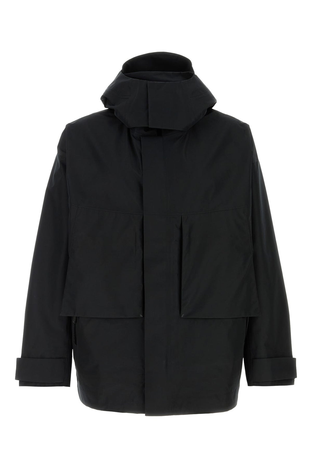 Black polyester jacket