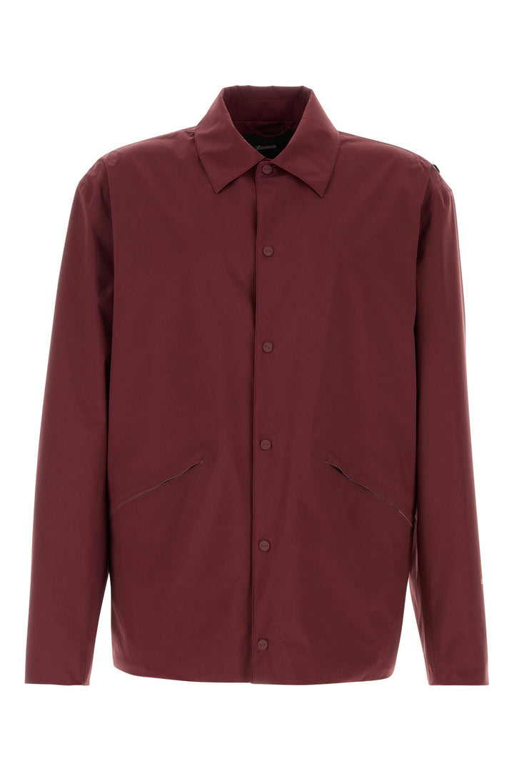 Burgundy nylon jacket