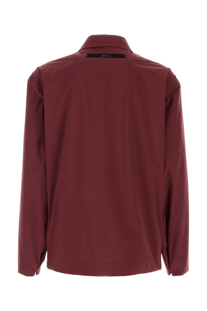 Burgundy nylon jacket