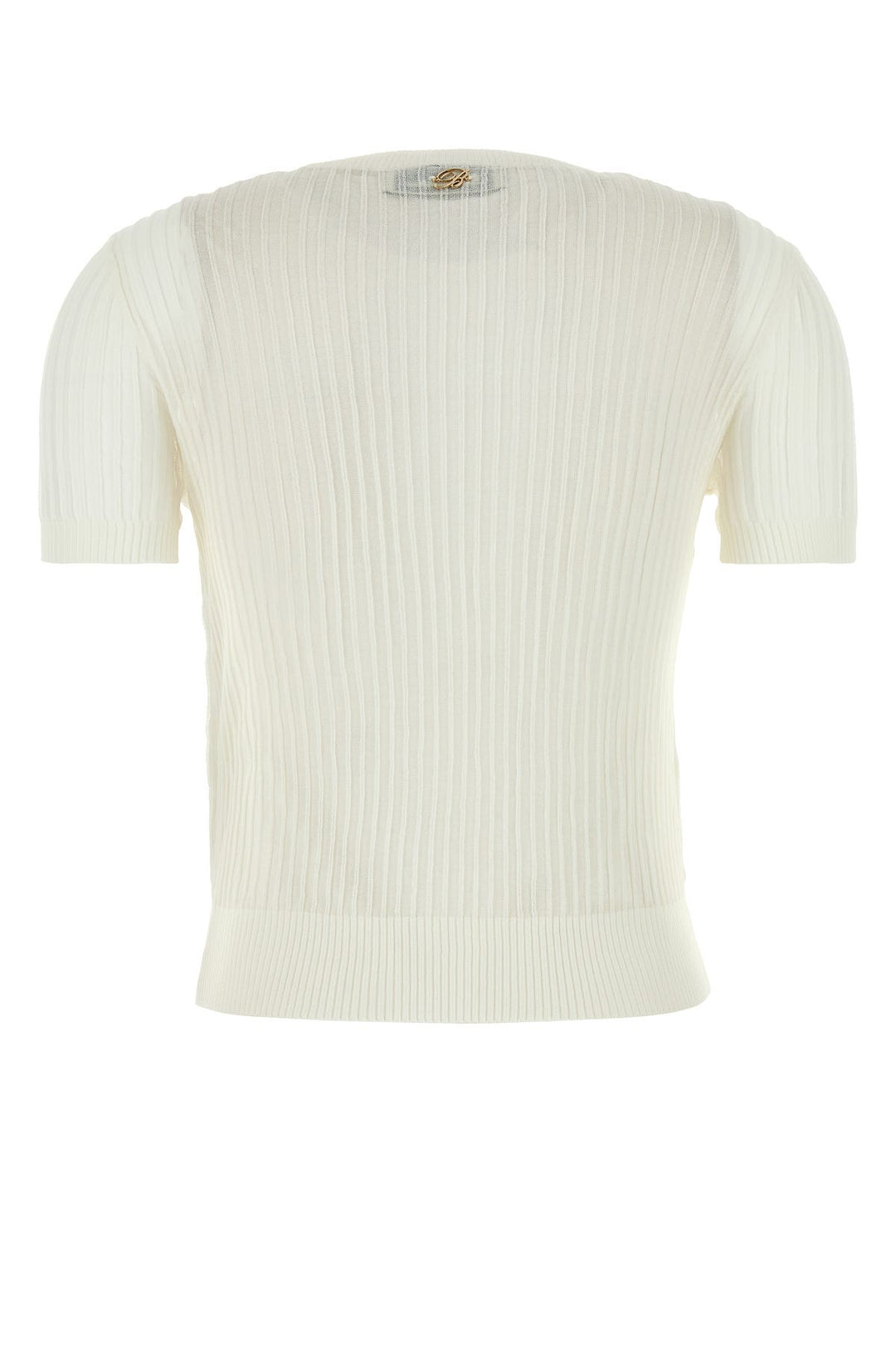 Ivory cotton blend sweater