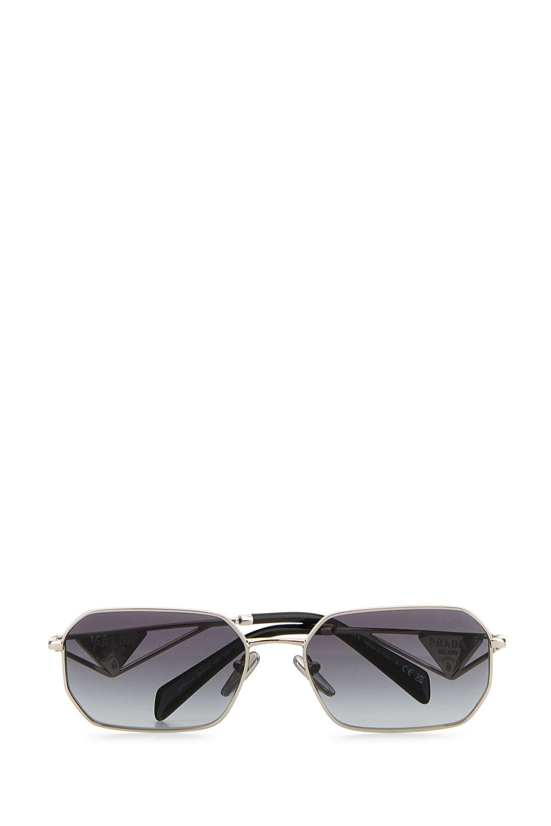 Silver metal sunglasses