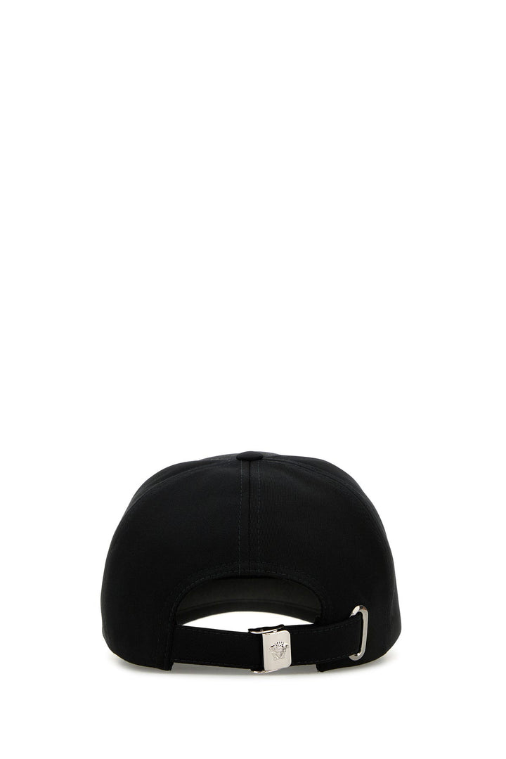 Black cotton baseball cap