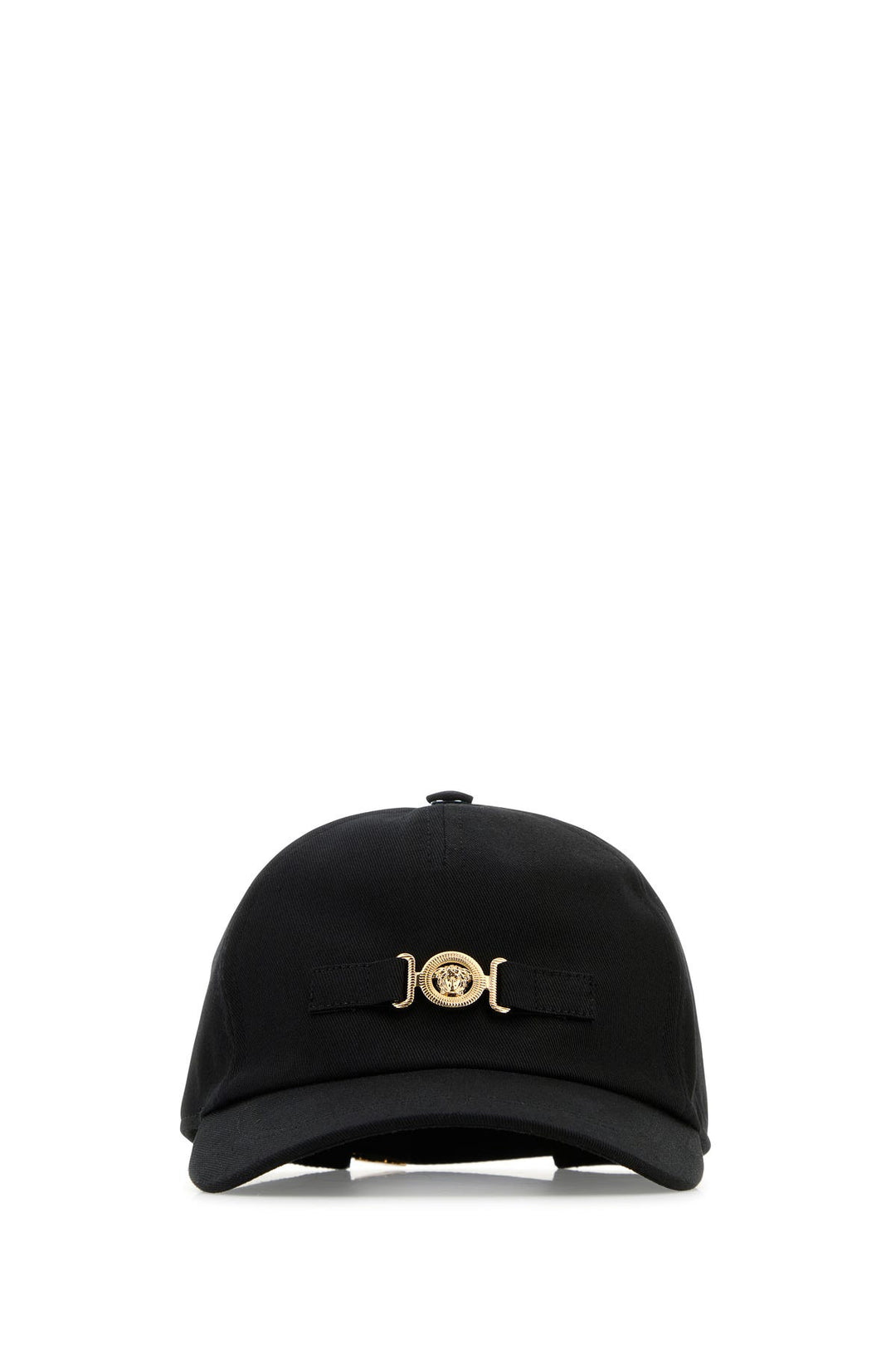 Black cotton baseball cap