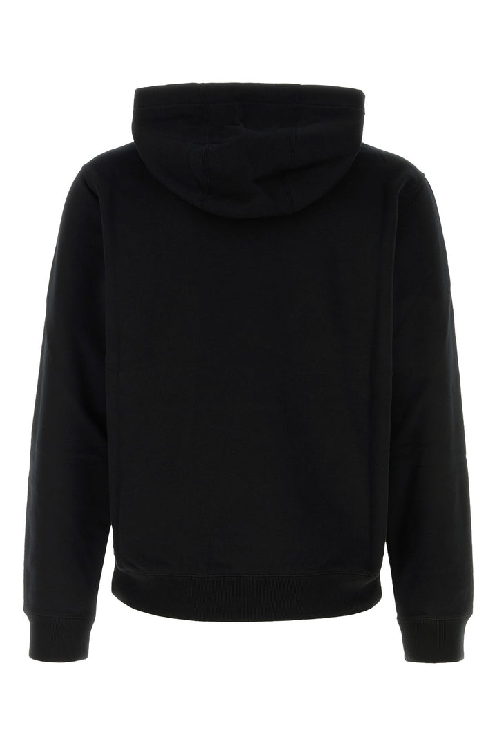 Black cotton sweatshirt