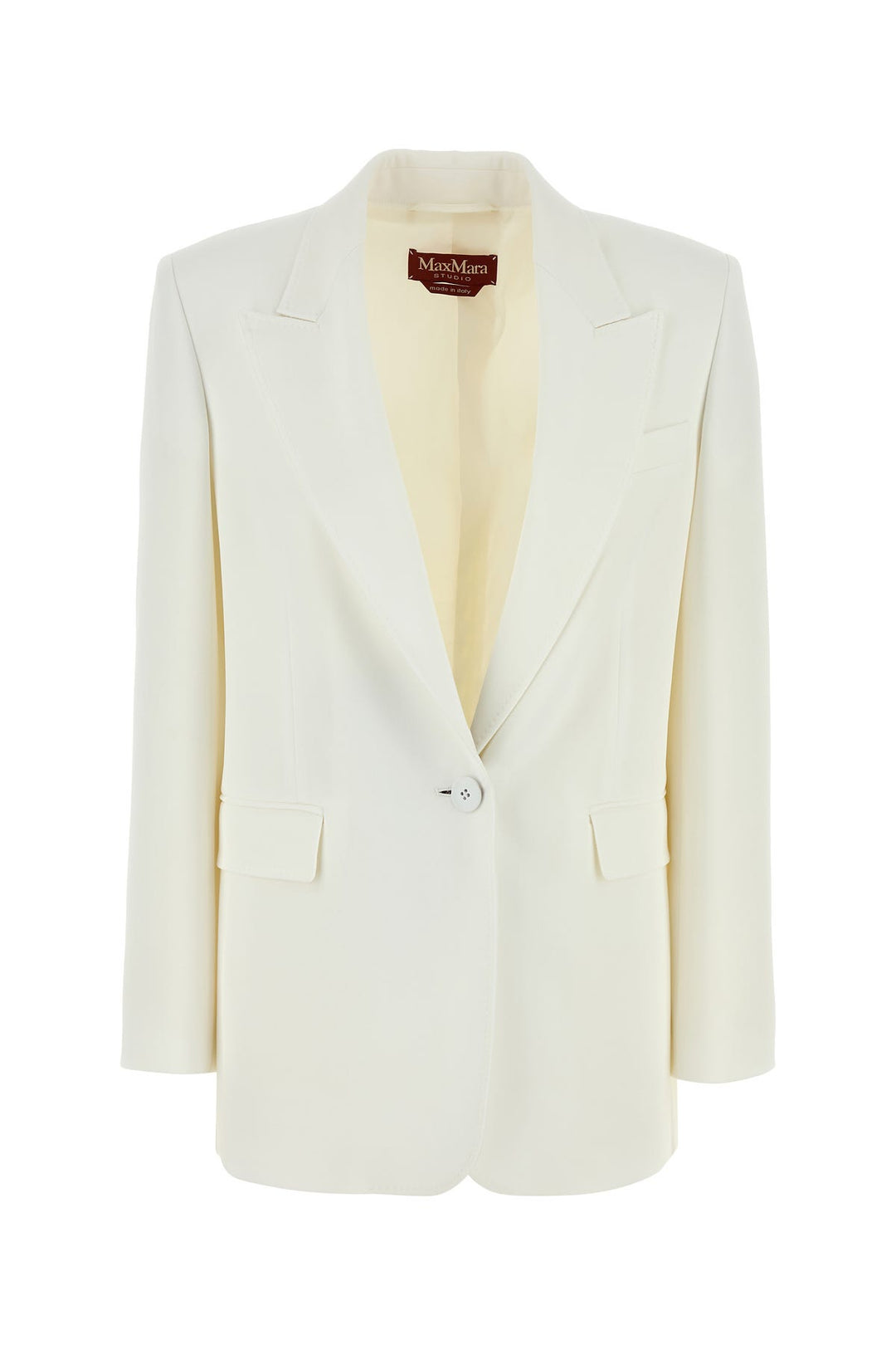 White triacetate blend Furetto blazer