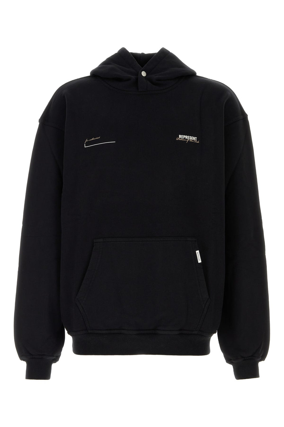 Black cotton sweatshirt